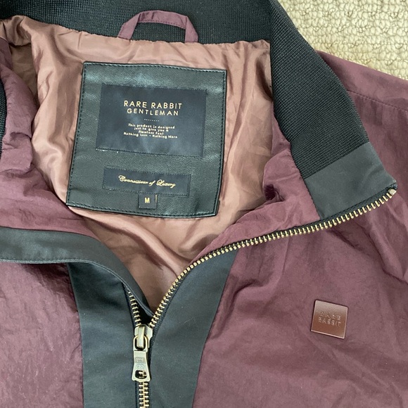 MEN’s RARE RABBIT BOMBER JACKET - Picture 3 of 3